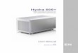 Hydra 800+ 4-Bay storage enclosure manual - Inxtron · Hydra 800+ Chapter 1 - Introduction . Features mentioned ls. in this manual may