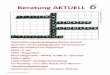 Beratung AKTUELL - .Regierung von Niederbayern Beratung Aktuell Heft 6 - Seite 1 Beratung AKTUELL