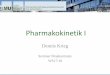 Pharmakokinetik I - cup.lmu.de · Pharmaceutical Technology and Biopharmaceutics Prof. Gerhard Winter Pharmakokinetik I Dennis Krieg Seminar Biopharmazie WS17/18