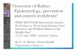 Overview of Rabies Epidemiology, prevention and … · "Overview of Rabies Epidemiology, prevention and control worldwide" WHO-MZCP/OIE Intercountry Expert Workshop on "Protecting