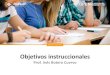 Prof. In©s Botero Cuervo - .Taxonomia de Krathwohl- Bloom Objetivos instruccionales - Prof. In©s