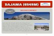 SAJAMA (6549M) - climbingsouthamerica.com · volcano Sajama, found in Parque Nacional Sajama where there are other volcanoes such as The Twins – Parinacota (6330m) and Pomerata