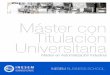 Mster con Titulaci³n Universitaria - cdn.educa.net .Porque sabemos que la ... Conocer la programaci³n