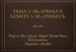 TEMA 5: AL-ANDALUS. LESSON 5: AL-ANDALUS. - … · 1/2/2016 · Session 1: Al-Andalus political history. The Taifas 1031-1147. In 1031, Caliphate disappeared because of internal revolts