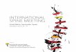 INTERNATIONAL SPINE MEETING - Aforo Congresos ... · International Spine Meeting ... TECNOLOGÍAS MODERNAS EN CIRUGÍA DE COLUMNA ... 19:00 Tendencias en Navegación Espinal