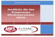 Análisis de las Empresas Multiservicios 2016 - …cantabria.fesugt.es/wp-content/uploads/Análisis-Empresas... · Análisis de las Empresas ... de los edificios, la mensajería,