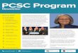 PCSC Programpcscprogram.ca/wp-content/uploads/2017/06/pcsc-newsletter-spring... · Dr. Celestia Higano, PCSC Medical Director Implementing the PCSC Program in Victoria Meet our PCSC
