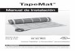 TapeMat Manual de Instalación - media.wattswater.commedia.wattswater.com/download/IOM-WR-TapeMat_ES.pdf · Apropiado para uso en zonas de ducha (vea el PASO 3.10 para restricciones