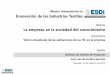 Innovación de las Industrias Textiles - esdi-online.com · Software de Gestión de Proyectos Juan Luis de los Ríos Sánchez Sabadell, 23 de Febrero de 2015 ... OpenProj Artemis