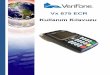 Vx 675 ECR - verifone.com.tr · Yazarkasanızda bulunan EFT-POS özelliği sayesinde, satıĢ iĢlemlerini tamamladıktan sonra kredi ve banka kartları ile anlaĢmalı kurum üzerinden