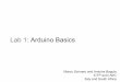 Lab 1: Arduino Basics - Wirelesswireless.ictp.it/Benin/Slides/Lab_1.pdf · Lab 1: Arduino Basics Marco Zennaro and Antoine Bagula ICTP and UWC Italy and South Africa