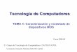 Tecnología de Computadores - tamarisco.datsi.fi.upm.estamarisco.datsi.fi.upm.es/PEOPLE/chelo/Tema4_G22M.pdf · TEMA 4: Caracterización y modelado de ... 4.2 Características de