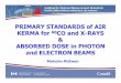 PRIMARY STANDARDS of AIRPRIMARY STANDARDS … · primary standards of airprimary standards of air kerma for 60co and x-rays & absorbed dose in photonabsorbed dose in photon ... 50