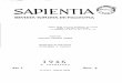 Sapientia Año I, Nº 2, 1946 - Repositorio de la ...bibliotecadigital.uca.edu.ar/repositorio/revistas/sapientia2.pdf · SECRETARIO DE REDACCION GUILLERMO P ... na intención fueron