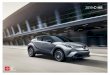 MY19 C-HR eBrochure cantilevered rear spoiler, all add to C-HR’s sharp and edgy look and feel. And with all its color options, including an exclusive black or white roof on R-Code