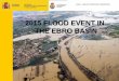 2015 FLOOD EVENT IN THE EBRO BASIN - circabc.europa… · saih – dss & hydrology services 2015 flood event in the ebro basin