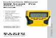 Instruction Manual - Klein Tools · VDV Scout ™ Pro. Instruction Manual. GENERAL SPECIFICATIONS. The Klein Tools VDV Scout™ Pro is a portable voice-data-video cable tester. It