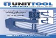 LIGHT-DUTY PUNCHING UNITS - Unittool · 2 Unittool pUnch & Die Unittools 3/4" wide holders permits holes to be pierced up to 5/16" diameter on 3/4" centers. Six models are available