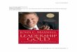 Guía del facilitador Currículo de adiestramiento John C ...s3.amazonaws.com/JohnMaxwellTeamdotNet/LeadershipGold_DVD... · Liderazgo, principios de oro 4 Liderazgo, principios de