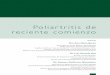 Poliartritis de reciente comienzo - montpellier.com.ar Poliartritis de... · Martín, Universidad de Buenos Aires, se analizaron los datos de 199 pacientes (76% mujeres) con poliartritis