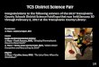 TCS District Science Fair - schoolboard.netnc.transylvania.schoolboard.net/sites/nc.transylvania.schoolboard... · TCS District Science Fair ... Identification of Entomopathogenic