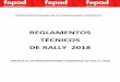 REGLAMENTOS TÉCNICOS DE RALLY 2018 - … · federaciÓn peruana de automovilismo deportivo reglamentos tÉcnicos de rally 2018 anexos a las prescripciones generales de rally 2018