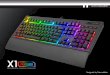 CHERRY MX SWITCHES RGB - ttesports.com rgb_edm-s... · Comes with pre-configured game genre lighting zone illuminations: FPS 1, FPS 2, MMO, MOBA, RTS for that all important gaming