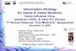 Vaccination Strategy for Swine & Swine Workers€¦ · Vaccination Strategy for Swine & Swine Workers: Swine Influenza Virus, pandemic H1N1, & other Flu Viruses 7th Annual National