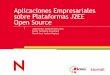 Aplicaciones Empresariales sobre Plataformas J2EE …52.0.140.184/typo43/memorias/SalonInformatica/XXIVSalonInformatica/... · Marca una clara separación entre la arquitectura del