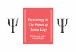 The Picture of Dorian Gray Psychology in - … · Our Critical Assessments: Articles on Psychology in The Picture of Dorian Gray “Oscar Wilde’s Refutation of ‘Depth’ in The