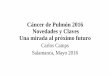 Cáncer de Pulmón 2016 Novedades y Claves Una mirada al ...basesbiologicascancer.com/wp-content/uploads/2016/05/1040_M6.3_Dr... · Heterogeneidad Cancer de Pulmon Science. 2014,