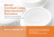 Novel Contact Lens Disinfection Solution - Amazon S3 · Novel Contact Lens Disinfection Solution Rebecca C. Metzinger, MD Associate Professor of Ophthalmology Tulane University School