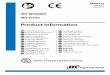 Product Information Air Grinder, M2 Series · Product Information EN Product Information SL Specifikacije izdelka ... rotatorio, de acuerdo con la tabla de especificaciones del producto