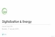 Digitalization & Energy - Bruegelbruegel.org/wp-content/uploads/2018/01/Laura-Cozzi-Presentation.pdf · © OECD/IEA 2017 Digitalization & Energy Laura Cozzi, IEA Brussels, 17 January