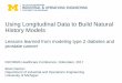 Using Longitudinal Data to Build Natural History Modelsbtdenton.engin.umich.edu/wp-content/uploads/sites/138/2014/07/... · Estimating Markov decision process model parameters Examples: