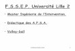 F.S.S.E.P. Université Lille 2staps.univ-lille2.fr/.../Intervention/2010/volley-ball_paindavoine.pdf · PAINDAVOINE 2010 3 Les contextes du Volley-ball • Conjonctures. – Historique;