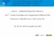 EIXO 3 ADMINISTRAÇÃO PÚBLICA D3.7 Gestão Estratégica …repositorio.enap.gov.br/bitstream/1/1007/2/Apresentação... · organizacionais: arquitetura, recursos humanos, ... ^A
