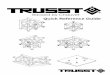Quick Reference Guide - TRUSSTtrusst.com/wp-content/uploads/Trusst-Angles_QRG.pdf · The TRUSST® Quick Reference Guide (QRG) has basic information on how to use your new truss. See