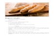 Baguete simples - mkmouse.com.brmkmouse.com.br/textos/receitas/85-2016-Baguete simples.pdf · bem quente (passe-o em espremedor de batatas diretamente sobre o polvilho). Misture bem