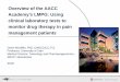 Overview of the AACC Academy’s LMPG: Using clinical ...arup.utah.edu/media/mcmillin-aaccDrugTx-2018/lecture-slides.pdf · • Describe the PICO(TS) strategy used to guide the literature