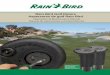 Rain Bird Golf Rotors Aspersores de golf Rain Bird · Retract Spring Resorte retractor) Bearing Guide (Guía de cojinete) Motor Housing Assembly (Conjunto de carcasa del motor) Turbine