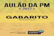 Gabarito - secti.ma.gov.br · gabarito apostila. aulão da pm 2017 histÓria do brasil histÓria do maranhÃo 1 – errado 2 – errado 3 – errado 4 – certo 5 – certo 6 –