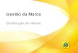 Gestão da Marca - bb.com.br · A Marca Banco do Brasil tangibiliza as crenças e os valores da Empresa, presentes em seus produtos e serviços, na sua identidade visual e na sua