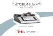 Pump 33 DDS - Harvard Apparatus Manuals/Pump... · 2 Publication 5419-013 REV1.0 Warranty and Repair Information REFER TO SAFETY INFORMATION AND SETTING UP THE HARVARD APPARATUS PUMP