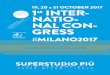 19, 20 e 21 OCTOBER 2017 1st INTER- NATIO- NAL CON- GRESS · 1st INTER-NATIO-NAL CON-GRESS #MILANO2017 ... CHAIRMENMatteo Capelli, Danilo Alessio Di Stefano, Fabio Galli, Francesco