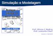 Simulação e Modelagem - · PDF fileProf. Afonso C Medina Prof. Leonardo Chwif Simulação e ... – Simulação de Eventos Discretos Técnicas de Simulação. ... outros horários