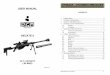 USER MANUAL HECATE v2 - PGM Précision · PGM HECATE II user manual 5 3. SAFETY INFORMATION The weapon must be handled by complying with the safety requirements in force. Do not use