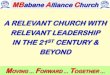 WELCOME TO THE - Mbabane · WELCOME TO THE MB ABANE A LLIANCE C HURCH {MBAC} ... 2. Work with God. ... 2 Samuel 23:8-17 8 These are the names of David’s mighty warriors: Josheb-Basshebeth,