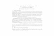 Complexidade de Algoritmos I - facom.ufms.bredson/complexidade/recorrencias.pdf · Complexidade de Algoritmos I Prof. Pedro J. de Rezende 2o ¯ Semestre de 2002 Rela¸c˜oes de Recorrˆencia⁄