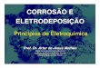 CORROSÃO E ELETRODEPOSI ÇÃO - academico.uema.br · potencial do eletrodo normal (padrão) de hidrogênio (ENH) ... O eletrodo de referência mais imediato seria o eletrodo normal
